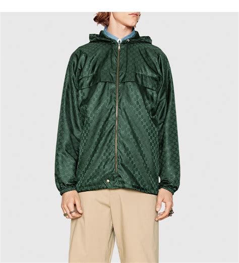 green gucci windbreaker